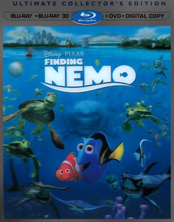  Finding Nemo [5 Discs] [Includes Digital Copy] [3D] [Blu-ray/DVD] [Blu-ray/Blu-ray 3D/DVD] [2003]