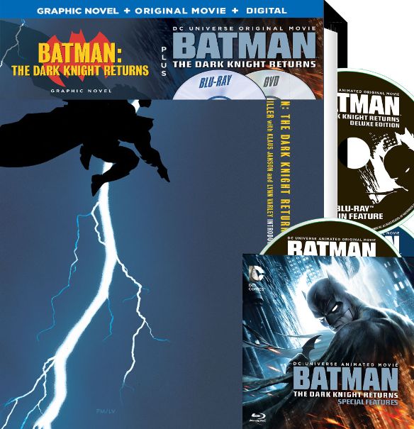 Batman: The Dark Knight Returns [Deluxe Edition] [Includes Graphic Novel] [Blu-ray]