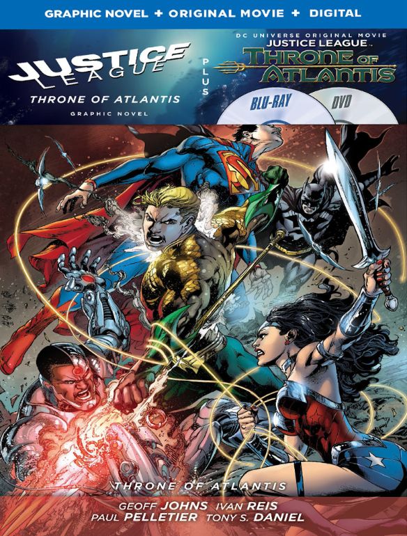  Justice League: Throne of Atlantis [Includes Graphic Novel] [Includes Digital Copy] [Blu-ray/DVD] [2015]