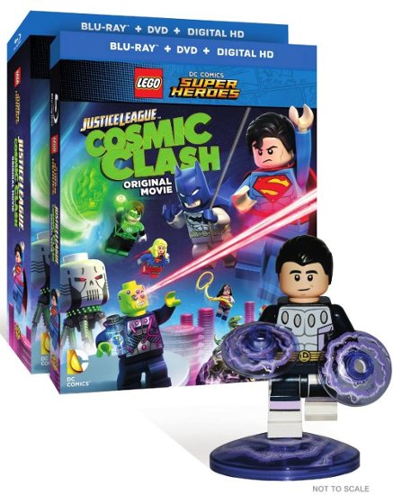 LEGO DC Comics Super Heroes: Justice League - Cosmic Clash [With Figurine] [DVD/Blu-ray] [2 Discs] [Blu-ray/DVD] - Front_Standard