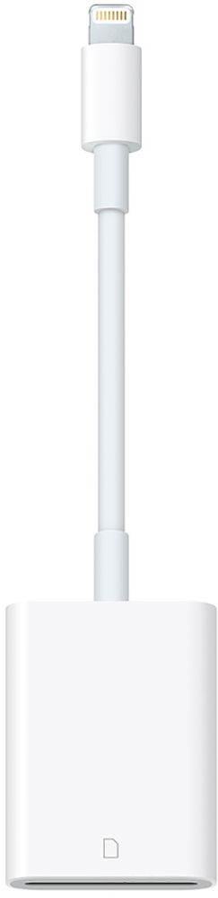 Lecteur de carte SD Ibley Lightning 2 en 1 blanc pour iPhone et
