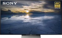 Front Zoom. Sony - 55" Class (54.6" diag) - LED - 2160p - Smart - 3D - 4K Ultra HD TV with High Dynamic Range.