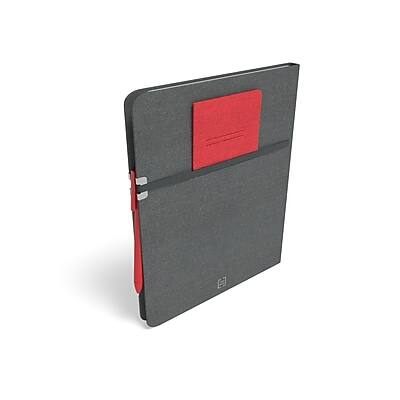 Alt View 6. TRU RED - Large Mastery with Pocket Journal, Charcoal/Red - Charcoal/Red.