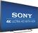 Angle. Sony - 55" Class (54.6" Diag.) - LED - 2160p - Smart - 4K Ultra HD TV with High Dynamic Range - Black.