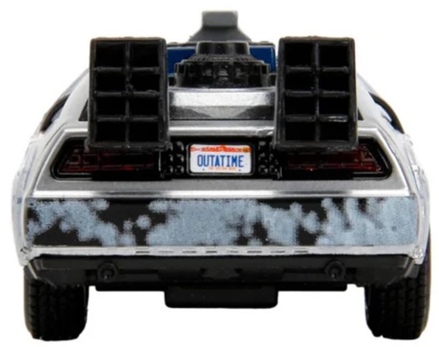 Alt View 2. Jada Toys - Back to the Future - 1:32 Time Machine Die-Cast Car (Frost Covered)   - COLLECTIBLES - Multicolor.