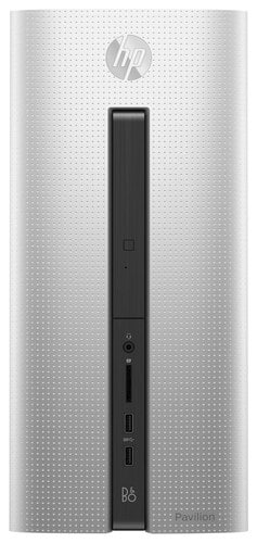 HP - Refurbished Pavilion Desktop - AMD A10-Series - 8GB Memory - 1TB Hard Drive - Snow White-Front_Standard 