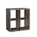 Front. Linon Home Décor - Chabis 4-Cubby Storage Cabinet - Gray.