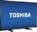 Angle. Toshiba - 55" Class (54.6" Diag.) - LED - 1080p - with Chromecast Built-in - HDTV - Black.