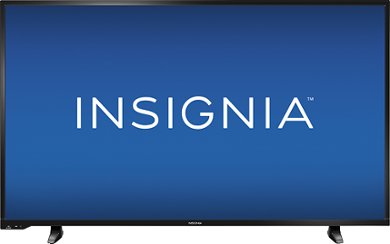 Insignia™ - 50" Class (49.5" Diag.) - LED - 1080p - HDTV - Black - Larger Front