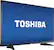 Angle. Toshiba - 43" Class (42.5" Diag.) - LED - 1080p - HDTV - Black.