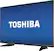 Left. Toshiba - 43" Class (42.5" Diag.) - LED - 1080p - HDTV - Black.
