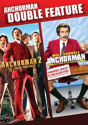 Front. Anchorman Double Feature - DVD.