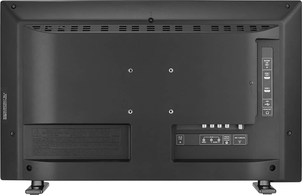 Back. 24" Class - (23.8" Diag.) - LED - 1080p - HDTV.