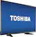 Angle. Toshiba - 49" Class - (48.5" Diag.) - LED - 1080p - HDTV - Black.