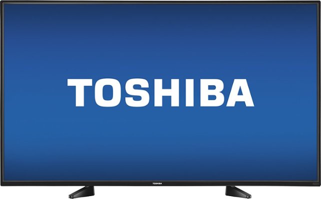 Toshiba - 49" Class - (48.5" Diag.) - LED - 1080p - HDTV - Black - Front Zoom