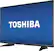 Left. Toshiba - 49" Class - (48.5" Diag.) - LED - 1080p - HDTV - Black.