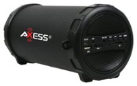 Front Zoom. AXXESS - Portable Bluetooth Speaker - Black.