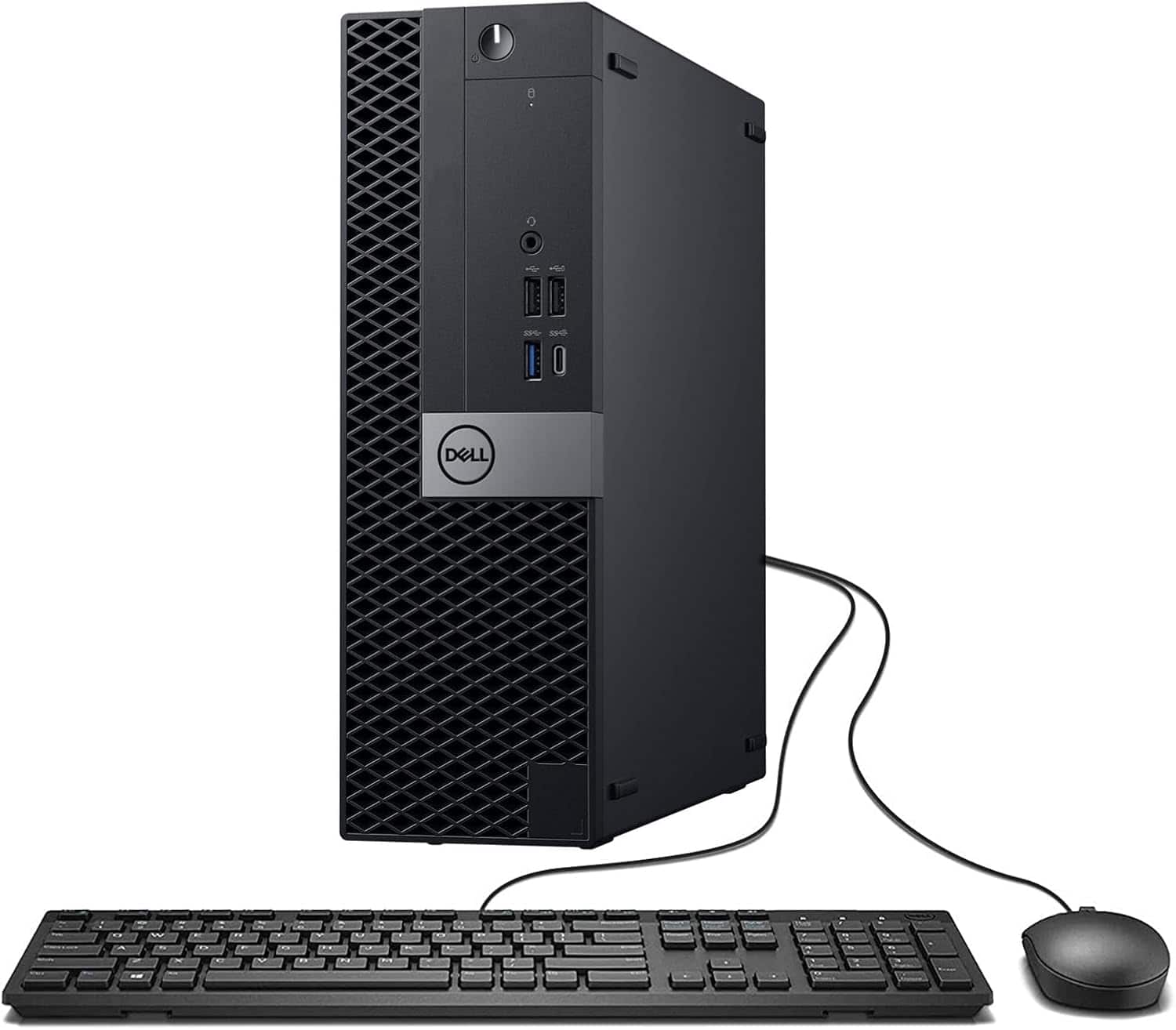 Refurbished Excellent - Refurbished Dell Optiplex 7070 SFF Intel i7-9700 32GB 1TB SSD Windows 11 Pro - Black