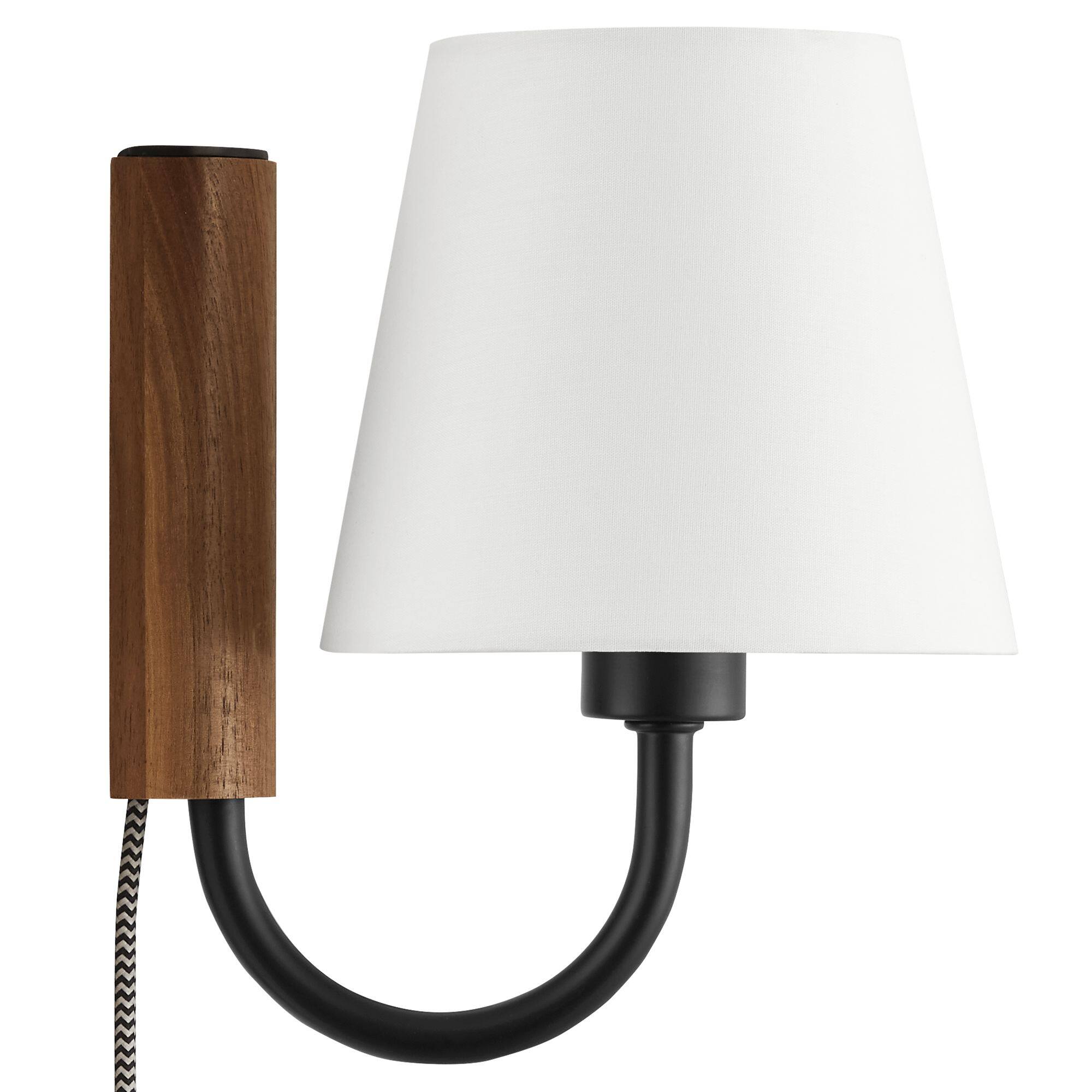 Angle. Modway - Sunlit Swivel Wall Sconce by Modway - Walnut Black.