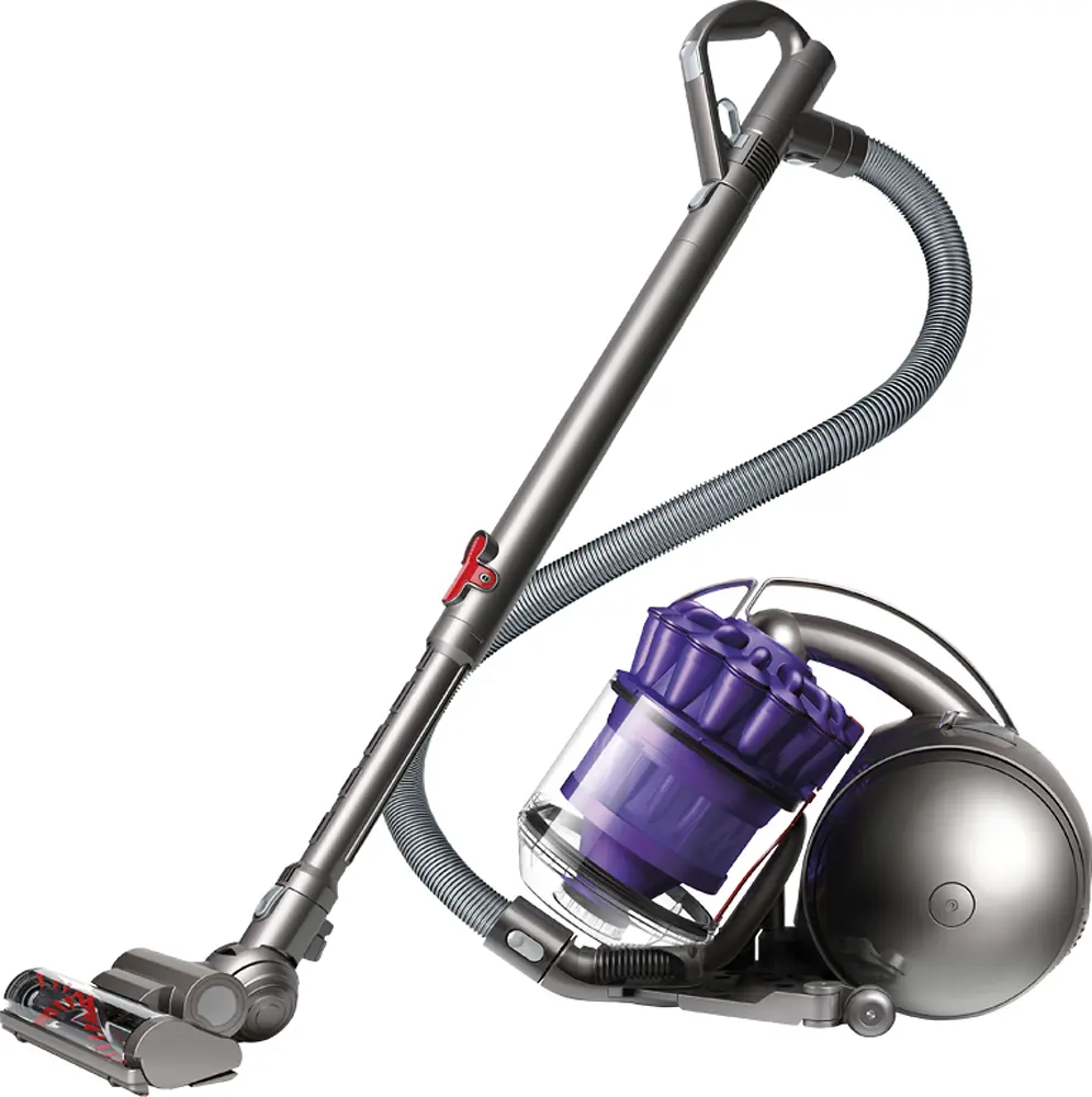 Dyson - DC39 Animal HEPA Bagless Canister Vacuum - Iron/Purple