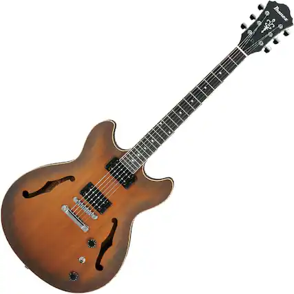 Front. Ibanez - Ibanez AS53TF Artcore Series Hollow-Body Electric Guitar, Tobacco.