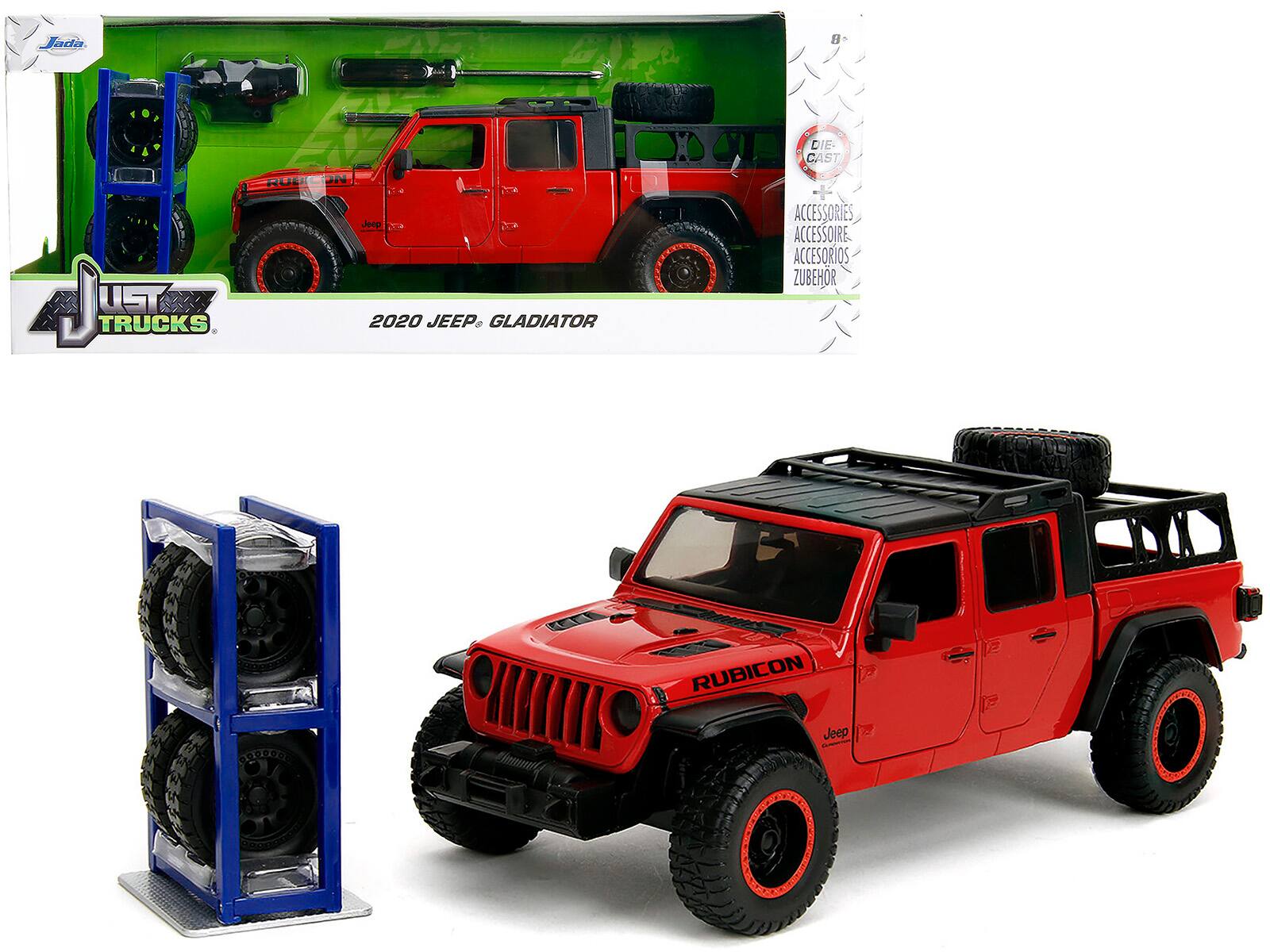 Jada
UST Trucks
2020 Jeep Gladiator
Rubicon
Die-Cast
Accessories
Accessoires
Accesorios
Zubehör