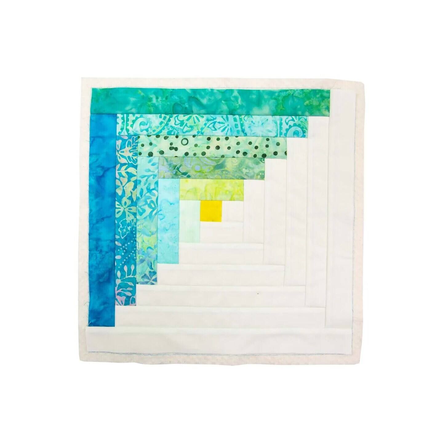 Angle. AccuQuilt - Northwoods Table Runner/Topper Quilt-As-You-Go Kit (4/pk).