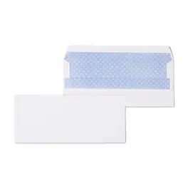 Staples - Self Seal Self Seal Security Tinted #10 Business Envelopes, 4 1/8" x 9 1/2", 500/Box - White