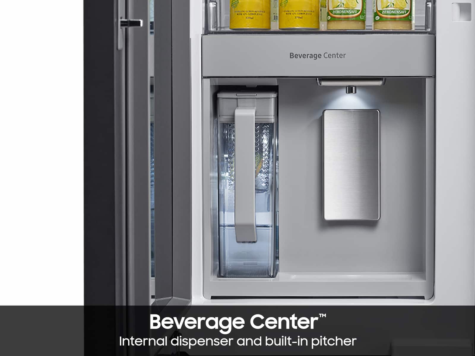 BEROSENSAFT ZITRONENSAN, Beverage Center, Beverage Center Internal dispenser and built-in pitcher