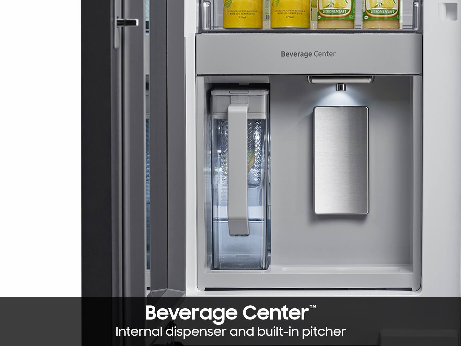 BEROSENSAFT ZITRONENSAN, Beverage Center, Beverage Center Internal dispenser and built-in pitcher