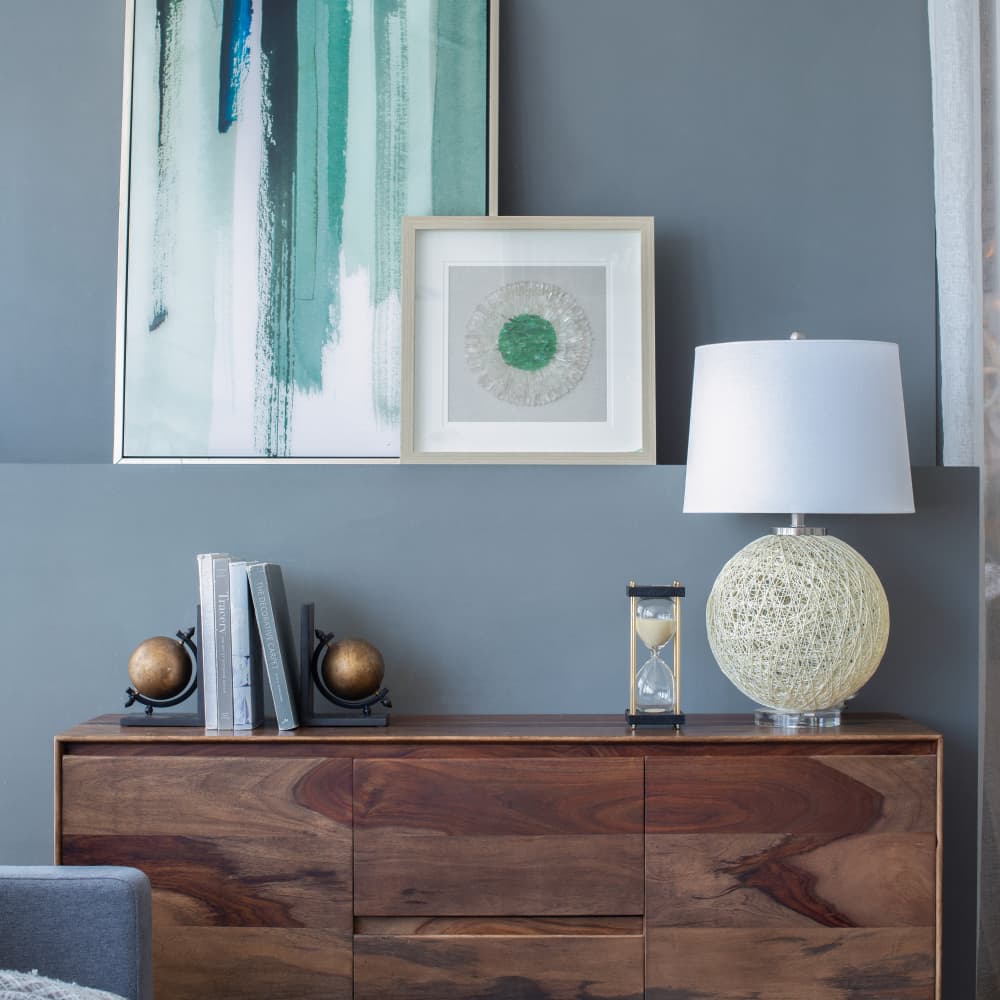 Alt View 4. Luckbyte - 16.1x26 Inch Table Lamp With Beige Paper Base.