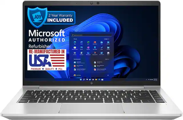 2 Year Warranty Included
Microsoft Authorized Refurbisher
Re-Manufactured in USA
Premium Quality PCs
Warranty Included
Microsoft Authorized Refurbisher
Re-Manufactured in USA
Premium Quality PCs
Type to search
Pinned
Edge
Word
Excel
PowerPoint
Mail
Calendar
Microsoft Store
Photos
OneNote
Your Phone
To Do
LinkedIn
Settings
Calculator
Weather
Keyboard
Snipping Tool
Movies & TV
Clock
Recommended
Get Started with Windows
Brand Guidelines
Quarterly Payroll Report
Weather today at 4:14 PM
Travel History
Expense Worksheet
Adam's Company Profile
Weather today at 11:55 PM
Sam Pauling