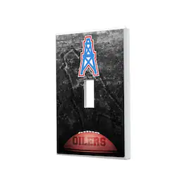 Keyscaper - Houston Oilers Legendary Design Single Toggle Lightswitch Plate - Multicolor