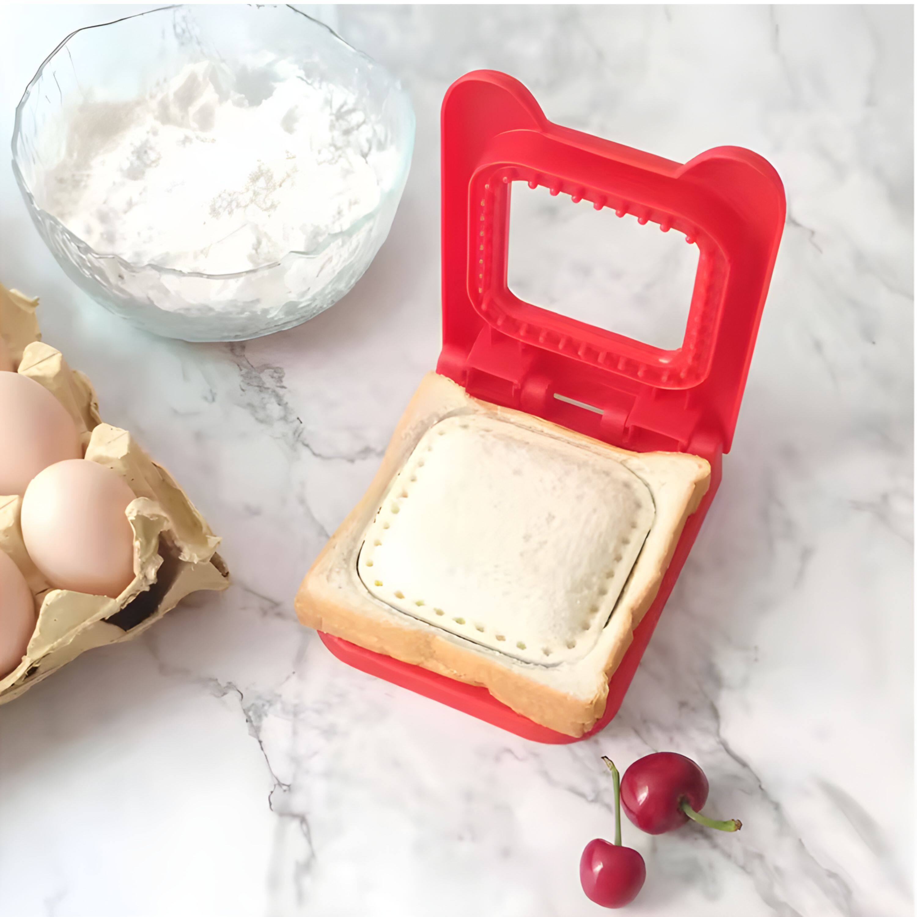 Left. Kitcheniva - Square Sandwich Cutter.