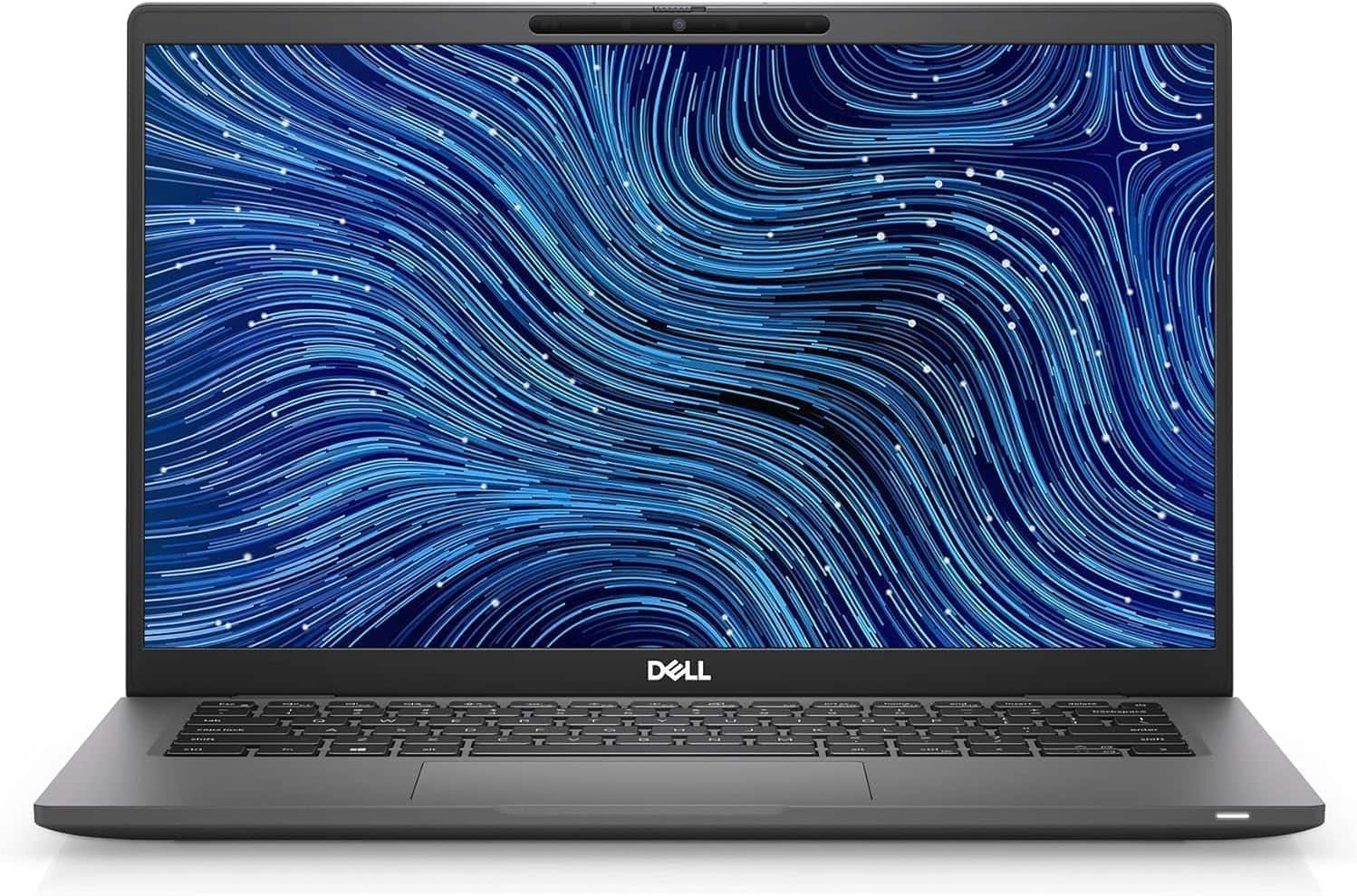 Front. Dell - Dell Latitude 7420 14" FHD Laptop,  Intel Core i5-1145G7 up to 4.4GHz, 8GB DDR4 RAM, 256GB SSD, Windows 11 Pro - Black.
