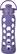 Angle. Lifefactory - 22-Oz. Water Bottle - Royal Purple.