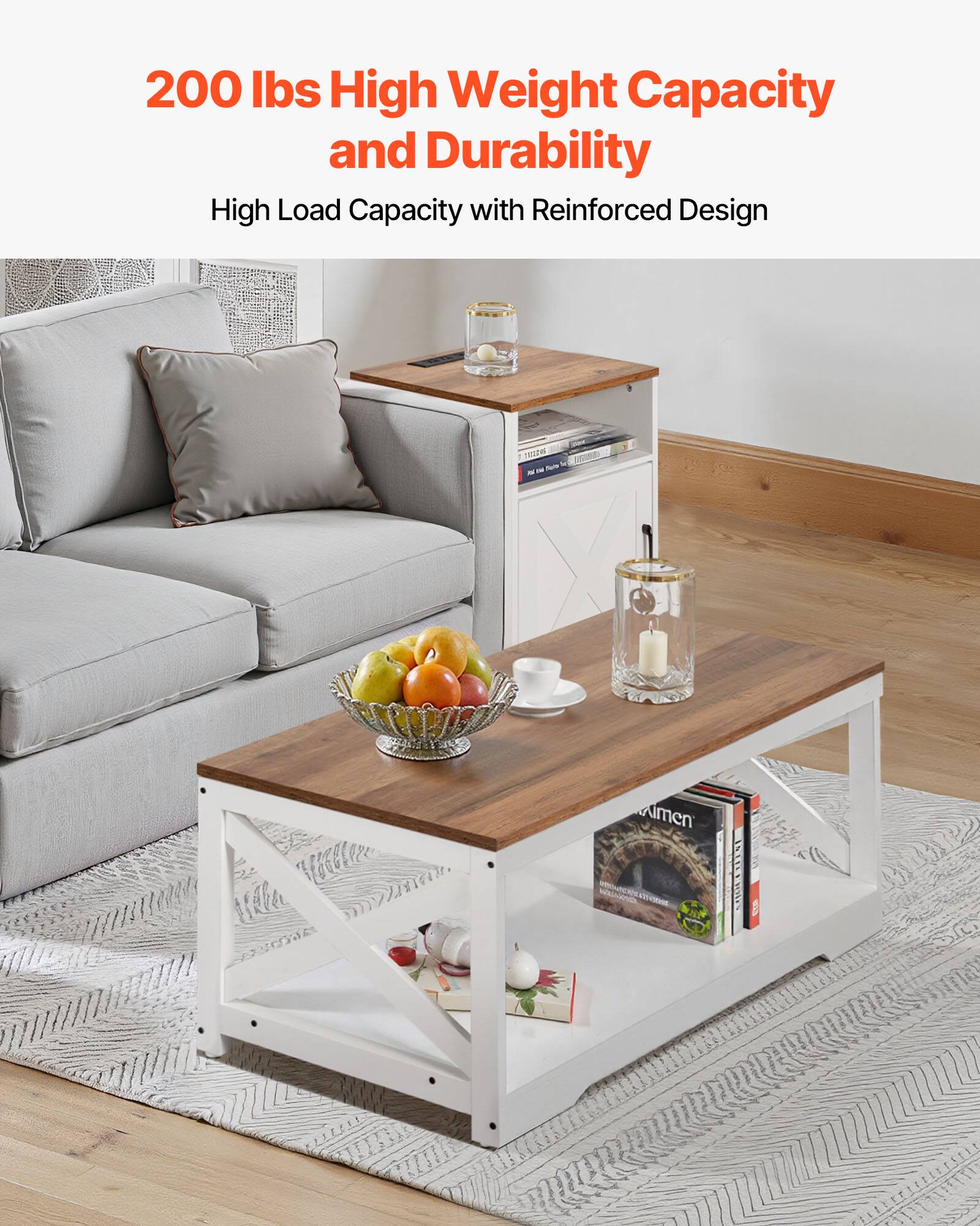 200 lbs High Weight Capacity and Durability, High Load Capacity with Reinforced Design