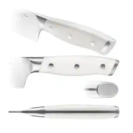 Klaus Meyer - Stahl 6 Piece Steak Knives Set (White)