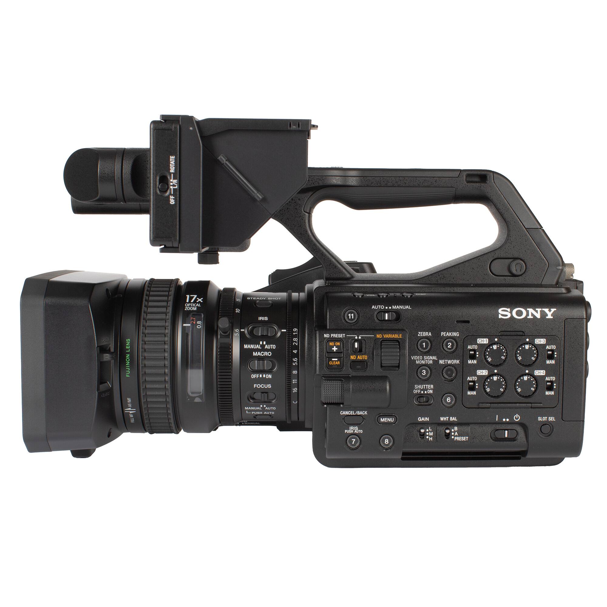 PXW Z300 XDCAM Camcorder + 4K Monitor + Sony Mic + Headphones +