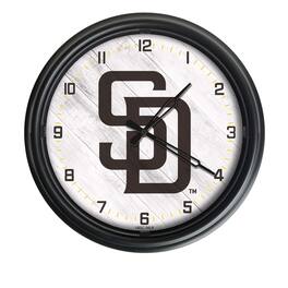 Holland Bar Stool Co. - San Diego Padres Indoor/Outdoor LED Wall Clock - Multicolor