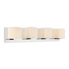 CWI Lighting - Cristini 4 Light Bathroom Sconce With Finish - Satin Nickel