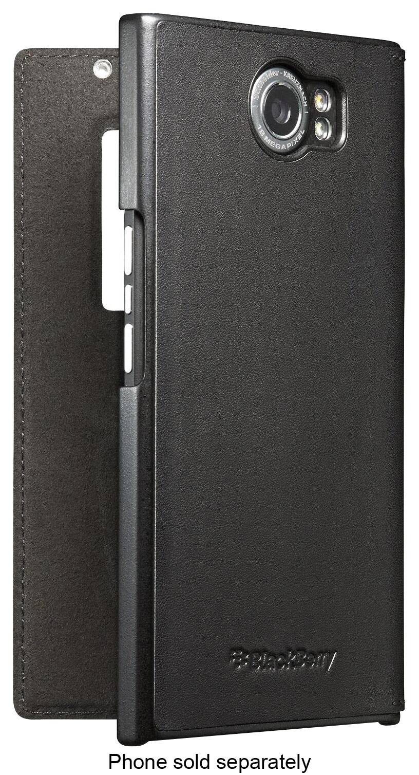 Best Buy Smart Flip Case for BlackBerry Priv Cell Phones Black