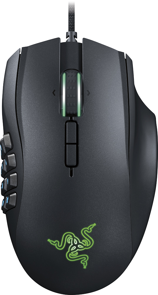 Razer Naga Chroma USB MMO Gaming Mouse Black  - Best Buy