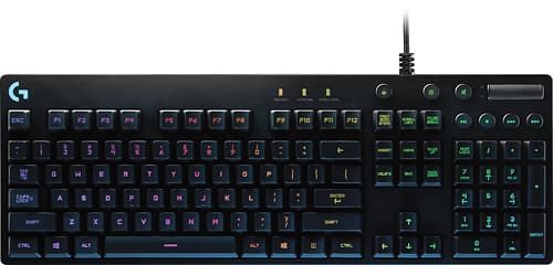 Logitech - RGB G810 Orion Spectrum Gaming Keyboard - Black - Larger Front