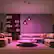 Alt View 1. Philips - Hue 75W A19 Smart Bulb Starter Kit (4‑Pack) – White & Color Ambiance + Hue Bridge - White and Color Ambiance.