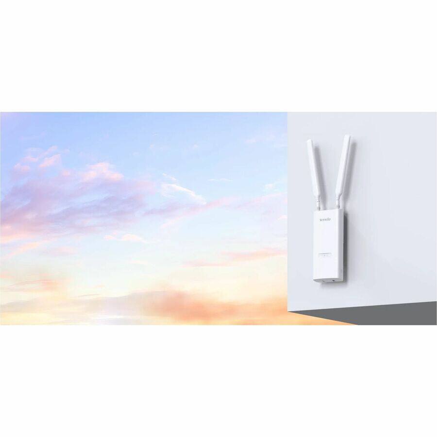 Alt View 7. Tenda - Tenda OAP1200 Dual Band Wi-Fi 5 IEEE 802.11 a/b/g/n/ac 1.14 Gbit/s Wireless Access Point - Indoor/Outdoor - 2.40 GHz, 5 - Black.