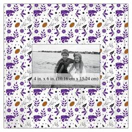 Fan Creations - Kansas State Wildcats 10'' x 10'' Floral Pattern Frame - Multicolor