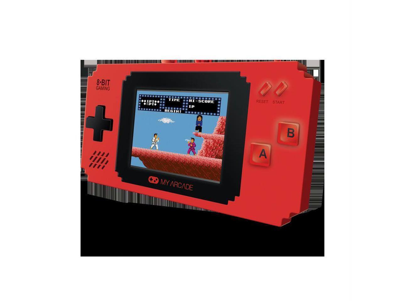 8-BIT GAMING + 1PT TIME. APT BEGIN: HI SCORE IP - RESET START B A MY ARCADE