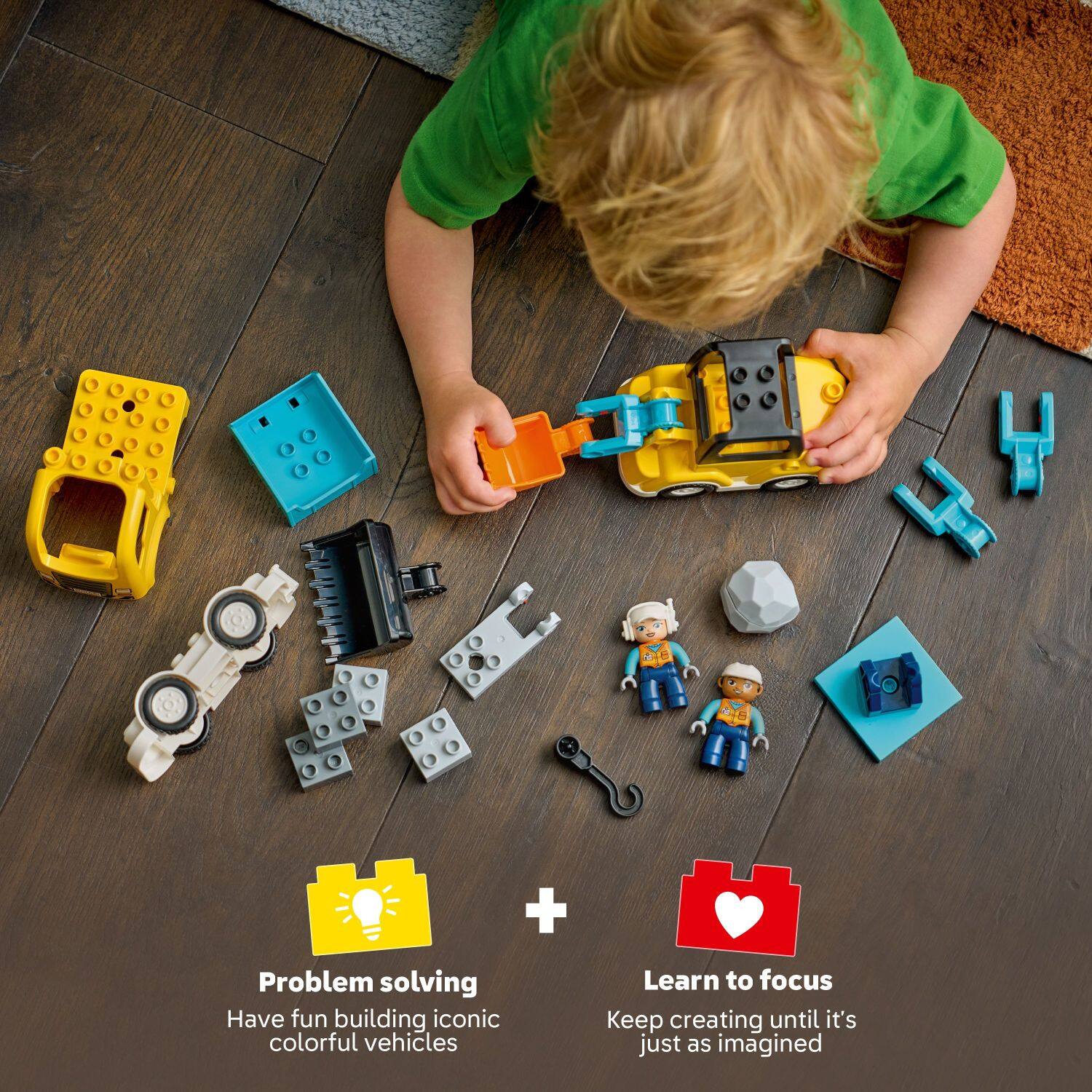 - Problem solving
  - Have fun building iconic colorful vehicles

- Learn to focus
  - Keep creating until it's just as imagined