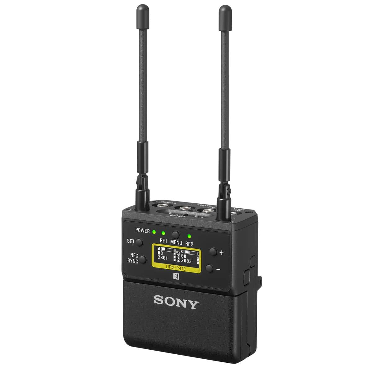 Sony - URX-P41D Dual-Channel Camera-Mount Wireless Receiver, 90UC: 941.6 to 959.6MHz